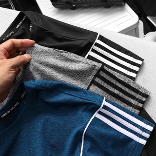 Áo thể thao nam, Áo thun nam thể thao Chất thun lỗ kim cao cấp co giãn 4c size từ 55kg - 85kg