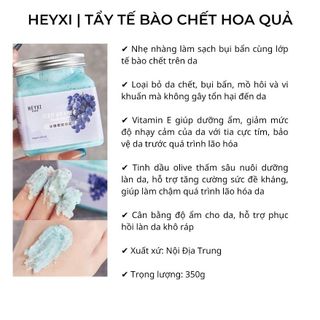Tẩy tế bào chết Heyxi 4 mùi 350gr