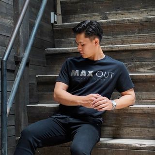 Áo thun nam cổ tròn, áo phông nam ngắn tay Max Out