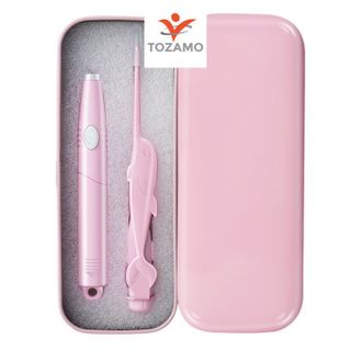 Bộ Dụng Cụ Lấy Ráy Tai Sử Dụng Đầu Silicon An Toàn Kèm Nhíp Gắp Lấy Ráy Tai Có Đèn Phát Sáng Màu Hồng TZM002