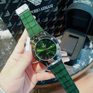 ĐỒNG HỒ HUBLOT NAM NIỀNG TRƠN XANH SALE giá sỉ