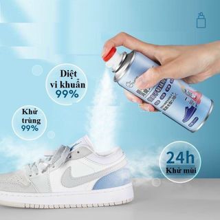 Chai xịt lưu hương, xịt thơm giày, xịt khử mùi giày, dép chống hôi chân, diệt khuẩn hiệu quả đến ~24h