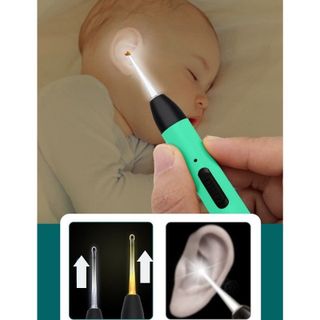 Bộ Dụng Cụ Lấy Ráy Tai silicon Có Đèn Led 4 Món Kèm Hộp Đựng Cao Cấp Có Sử Dụng Cổng Sạc USB