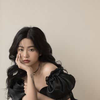 Váy trễ vai dáng xoè chất liệu organza kiểu váy công chúa siêu xinh- NV302