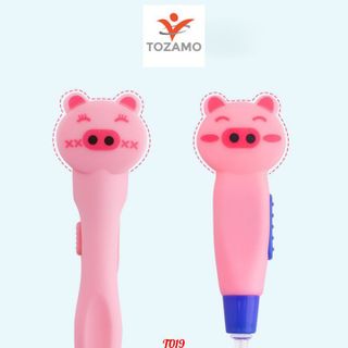 Bộ 2 dụng cụ lấy ráy tai cho bé hình thú có đèn soi- Tặng kèm hộp đựng T019