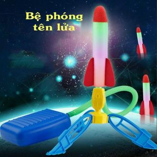 ￼đồ chơi bệ phóng tên lửa cho bé, tên lửa kèm đèn phát sáng giúp bé vận động phát triển trí tuệ giá sỉ