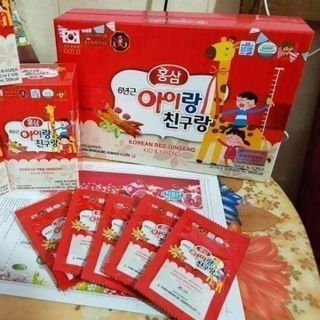 Nước hồng sâm hươu cao cổ Bio Hàn Quốc cho trẻ em hộp 20ml x 30 gói