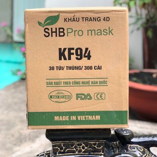 Thùng 300 khẩu trang cao cấp SHB Pro Mask hàng công ty chất lượng cấp cho khách sỉ