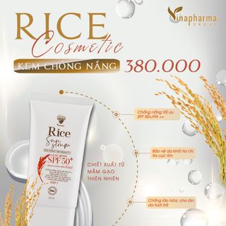 Rice cometic (tẩy trang _ sữa rửa mặt)