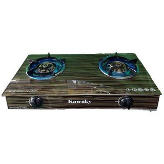 Bếp gas đôi cao cấp KAWAKY K-999 (Japan Technology) mặt kính cường lực, sen đồng, tiết kiệm gas