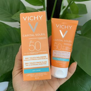 Kem chống nắng mẫu mới Vichy Capital Soleil Anti-shine 50ml SPF50+ giá sỉ