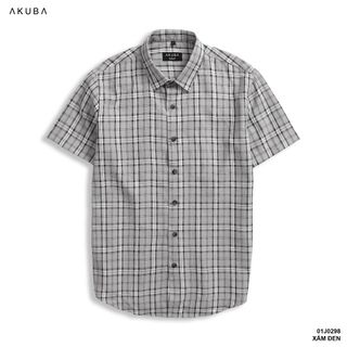 ÁO SƠ MI TAY NGẮN CARO AKUBA 01J0298