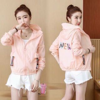 Áo khoác dù thêu chữ NeW, chất dù 2 lớp dưới 65kg