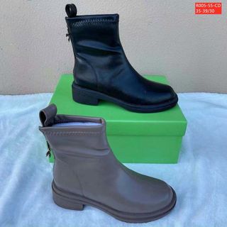 Giày boots nữ chất da mềm khóa kéo sau tiện lợi R005-55