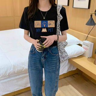 Áo thun, áo phông nữ in hình cực xinh chất thun cotton cao cấp in hình nét giá sỉ - giá bán buôn