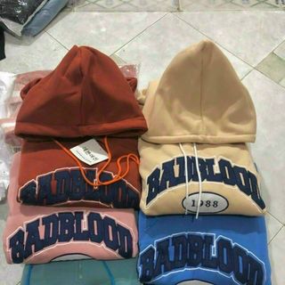 Áo hoodie nỉ dày mịn mát, logo thêu, dây kéo ngực form 70-90kg