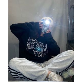 Áo sweater tay phòng in Tech’ nỉ mịn form dưới 70kg đẹp