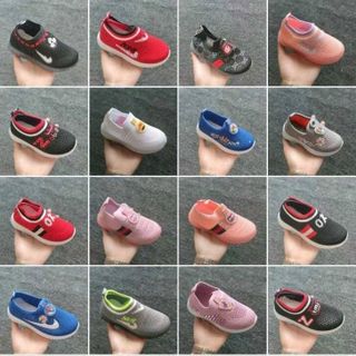 Giày thể thao trẻ em chất vải dệt thoáng khí cổ chun co giãn thoải mái S3503