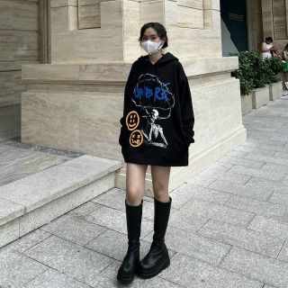Áo hoodie chống nắng thun nỉ logo in onbre form dưới 70kg