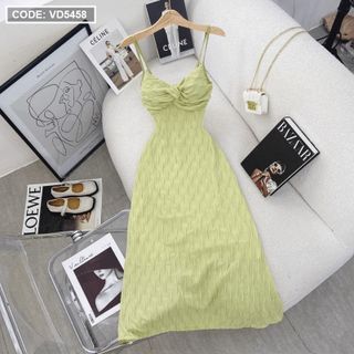 Váy Đi Biển Đẹp 2 Dây Maxi Phong Cách Basic Siêu Quyến Rũ - NV296