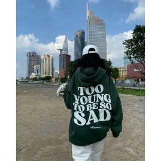 Áo hoodie nỉ logo in killsytem form dưới 70kg đẹp xuất sắc