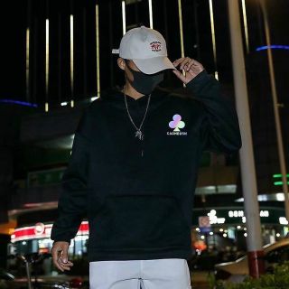 Áo Hoodie form dưới 70kg, logo in phản quang
