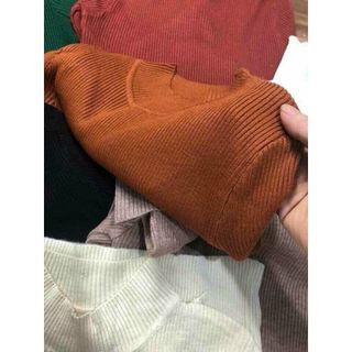 Áo len tăm cổ 3 phân cao cấp hàng đẹp