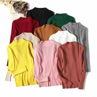Áo len tăm cổ 3 phân cao cấp hàng đẹp