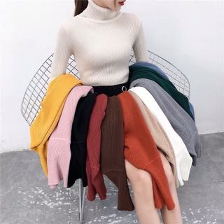Áo len cổ lọ ấm áp dành cho nữ nhiều màu