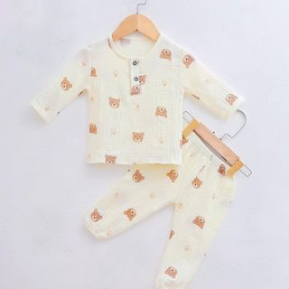 Quần áo trẻ em thu đông - chất vải xô muslin cao cấp