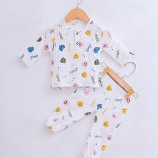 Quần áo trẻ em thu đông - chất vải xô muslin cao cấp