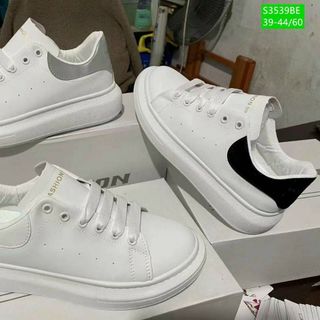 Giày thể thao nam màu trắng chất da mềm S3539