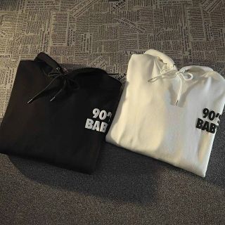 Áo hoodie logo in nổi 90s baby form dưới 70kg giá sỉ