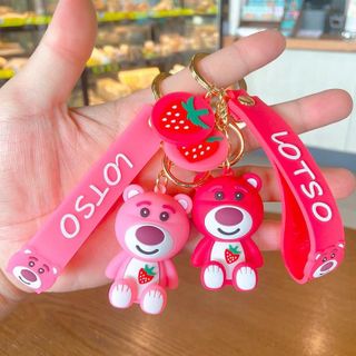 Móc khoá Gấu Dâu Losto dễ thương