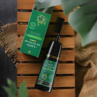 Dầu Gội Phủ Bạc Laco Black Hair 200ml - Giúp Tóc Đen Tự Nhiên Sau 9 Phút Tại Nhà