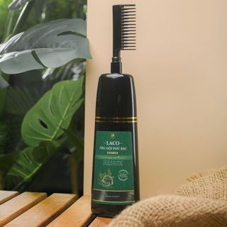 Dầu Gội Phủ Bạc Laco Black Hair 200ml - Giúp Tóc Đen Tự Nhiên Sau 9 Phút Tại Nhà