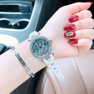 ĐỒNG HỒ L V MẶT XOAY DA NỮ HOT