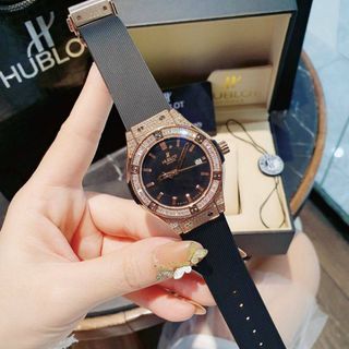 ĐỒNG HỒ HUBLOT COUPLE ĐÁ VUÔNG CAO CẤP HOT HOT