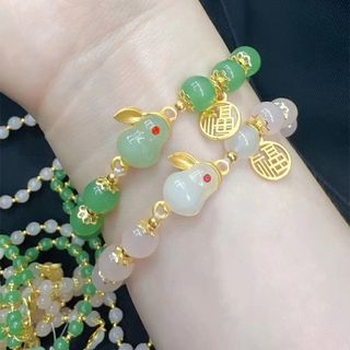 VÒNG TAY NGỌC BÍCH HÌNH THỎ