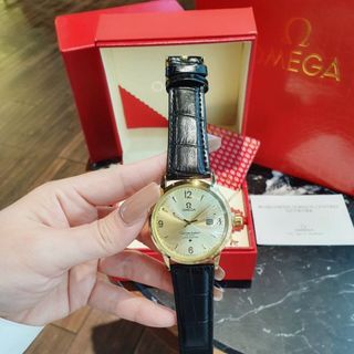 ĐỒNG HỒ NAM OMEGA DÂY DA HOT