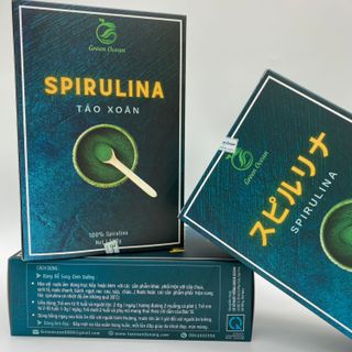 Hộp tảo xoắn Spirulina bột sấy lạnh 500G