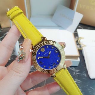 ĐỒNG HỒ VERRSACE DA VÀNG CAO CẤP NEW