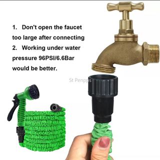 Bộ vòi phun nước co giãn điều chỉnh chiều dài 10-30m Vòi nước rửa xe tưới cây đa năng dài 30m
