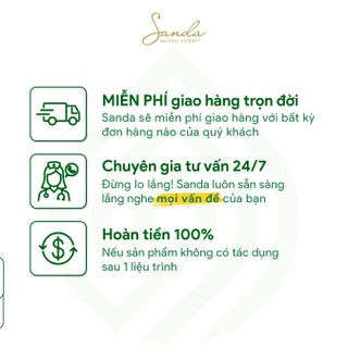 Gel rửa vùng kín hàng ngày Sanda Intimate Wash Gel giúp hỗ trợ điều trị các bệnh phụ khoa chiết xuất 100% thảo dược thiên nhiên
