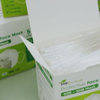 Combo Hộp 20 khẩu trang N95 không van SHB pro mask