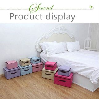 Set 2 thùng đựng đồ kích thước lớn có khóa hộp đựng đồ chơi quần áo và lưu trữ vật dụng gia đình đa năng