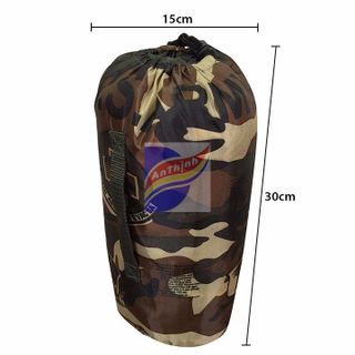 Túi ngủ đơn văn phòng, du lịch và dã ngoại rằn ri chằn gòn, kích thước 230cm x 70cm