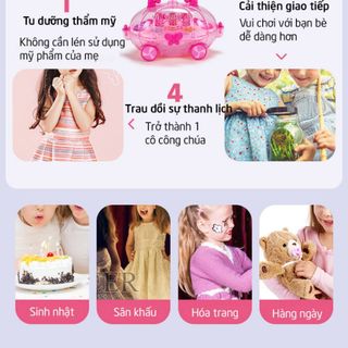 Đồ chơi xe trang điểm cho bé gái