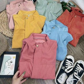 ÁO KHOÁC DA LỘN LỮNG 2 lỚP MỚI