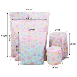 Set 5 túi giặt dành cho máy giặt cửa ngang và cửa đứng Túi giặt quần áo dùng cho máy giặt